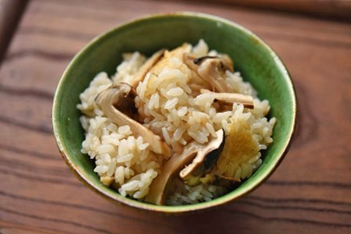 松茸ご飯の作りかた